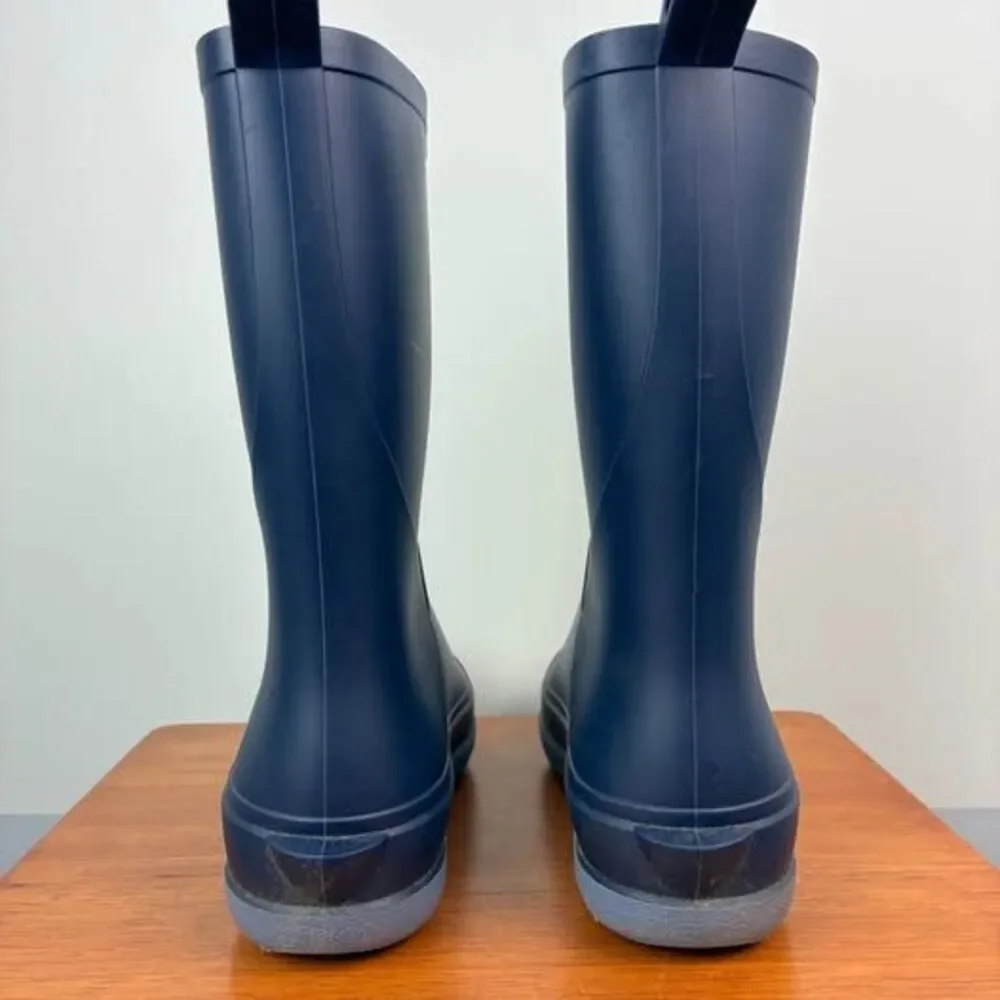 Cat & Jack Navy Rain Boots Size Big Boy 4